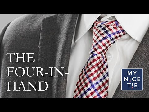How to Tie a Tie: THE FOUR-IN-HAND KNOT | How to Tie a Tie Easy