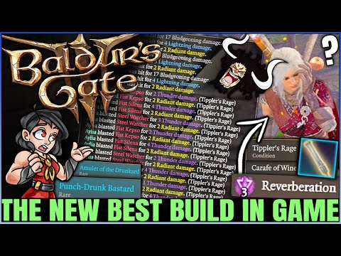Baldur's Gate 3 - NEW PATCH = BEST DRUNKEN EXPLOSION BUILD - OP Barbarian Fighter Multiclass Guide!