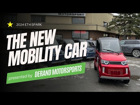 Fully Enclosed Mobility Scooter with a Steering Wheel