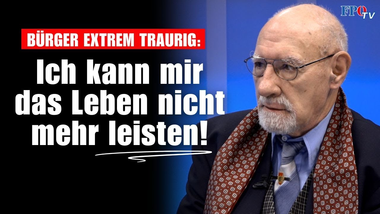 Pensionist erklärt: Ich kann mir das Leben nicht mehr leisten!