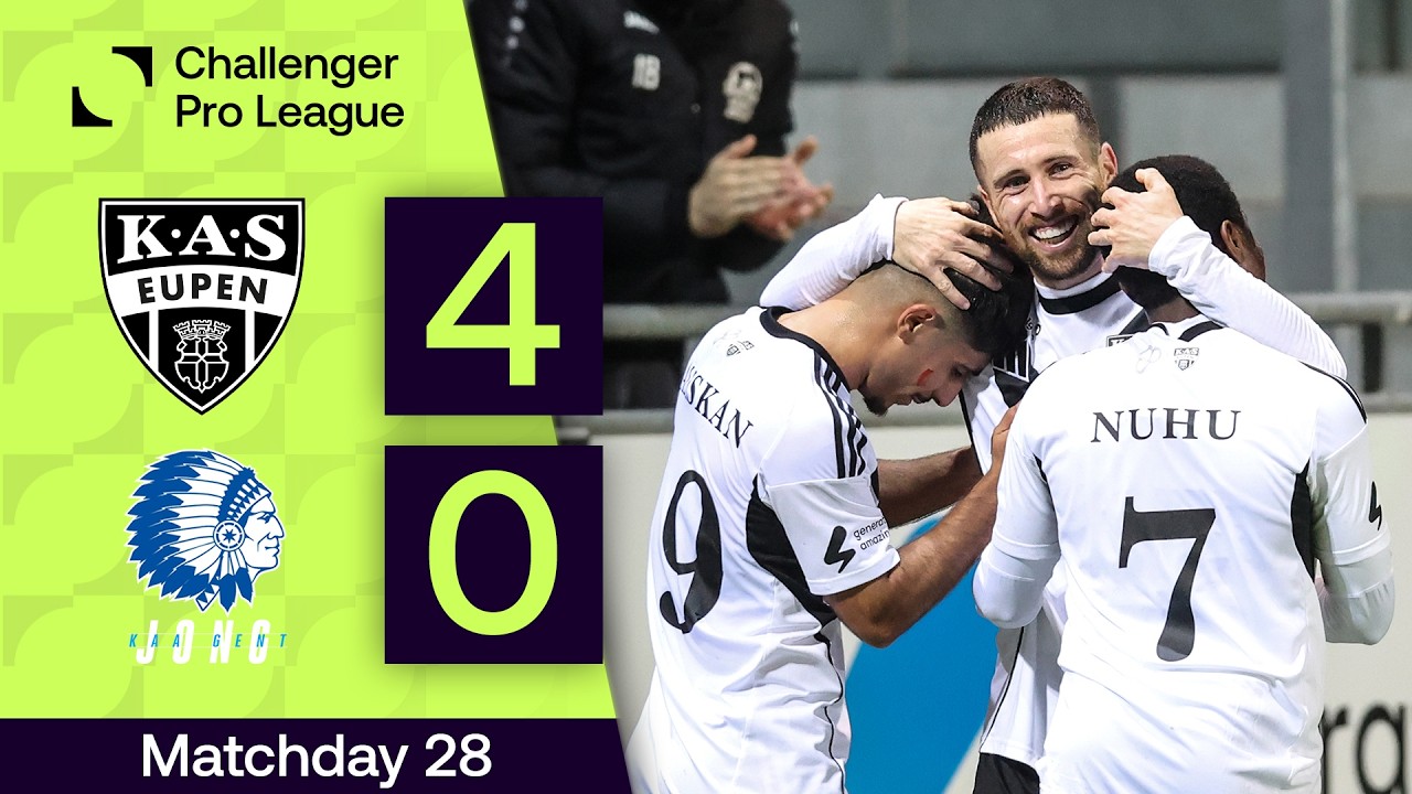 KAS Eupen vs KAA Gent Reserve U23 Highlights