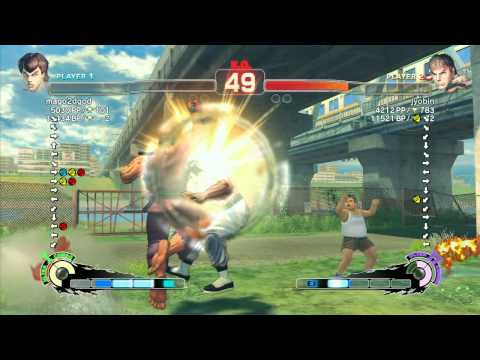 Mago (Fei Long) vs jyobin (Ryu) - SSF4 Arcade Edition Xbox Live Ranked Match