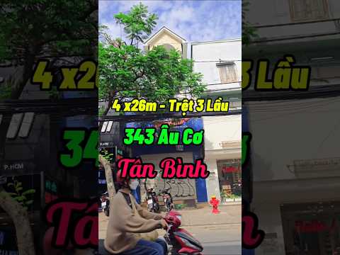 Cho thuê nguyên căn 343 Âu Cơ Phường Tân Phú