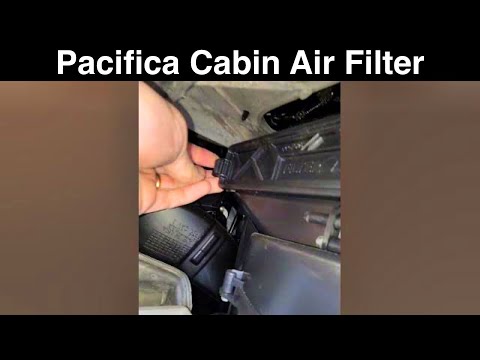2020 Chrysler Pacifica How to remove cabin air filter