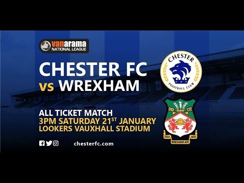 Chester FC v Wrexham AFC - 21/01/17