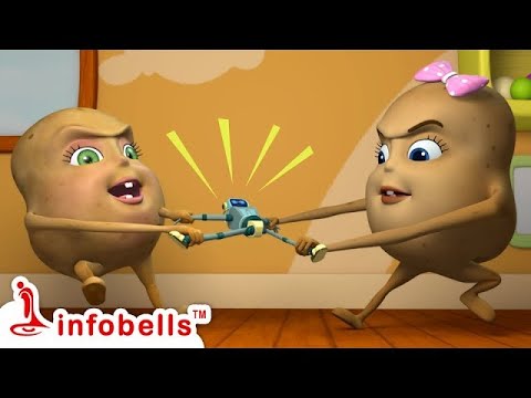Bangaladumpaki Bahumati Vaccindi - Aloo Song | Telugu Rhymes for Children | Infobells