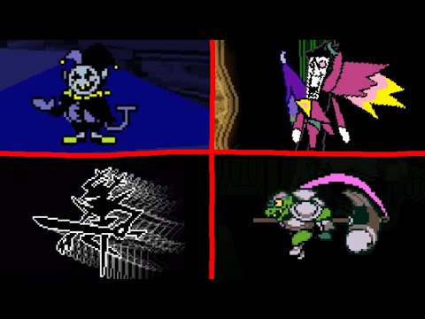 NO HITTING Deltarune Secret Bosses [Chapters 1-4]