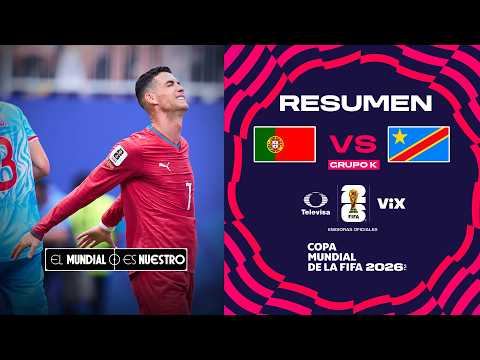 ملخص مباراة البرتغال ضد الكونغو الديمقراطية بتاريخ 2026-06-17