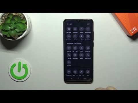 How to Rearrange the Control Panel Shortcuts on ZTE Blade A53 Pro