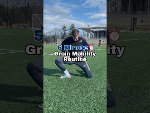 5 Minute Groin Mobility Routine #footballer #soccertraining #mobility #soccertips #groininjuries