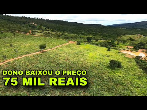 PROPRIEDADE 10 HECTARES NORTE DE MG, AGUA DE NASCENTE e LUZ, 95% PLANA e REGISTRADA 75 mil reais 