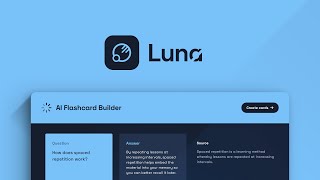 Luna - Learn smarter, one card at a time
