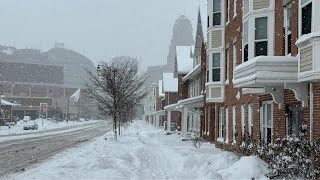 🔴  Buffalo LIVE - Winter Storm Lake Effect Snow Buffalo NY New York January 15 2024 Snowfall