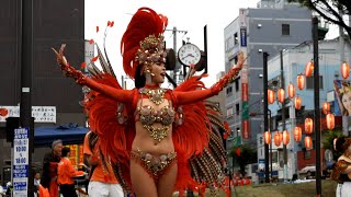 草加よさこいサンバフェスティバル2023 G R E S Liberdade リベルダージステージ 赤い羽根のお姉さん①