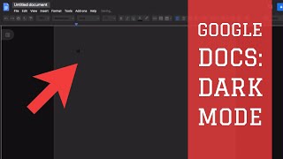 Use Google Docs / Sheets in Dark Mode 2023