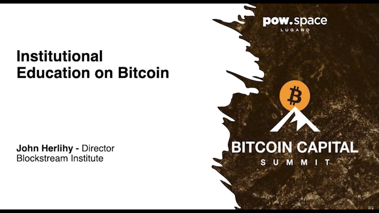 Institutional Education on Bitcoin | Plan ₿ Week