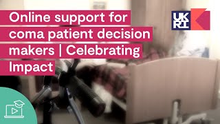Video:  Online support for practitioners and relatives of coma patients 