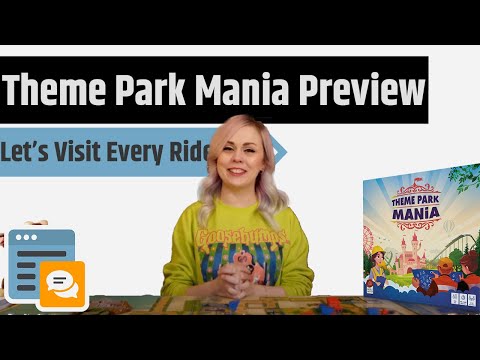 Theme Park Mania Preview - Build, Visit & Win!