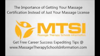 Difference Between Massage Certification and Massage License - Which is More Important