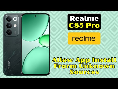 Allow App Install Frorm Unknown Sources Realme C85 Pro || How to download apps from unknown source