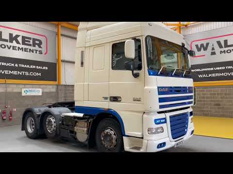 New In Stocklist For Sale: DAF XF105 460 EURO 5 SPACE CAB 6X2 TRACTOR UNIT – 2013 – HW13 KTL