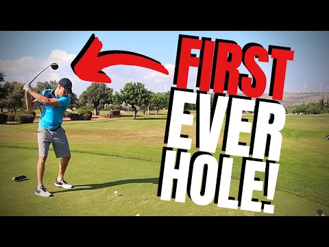 FIRST EVER TIME ON A GOLF COURSE!?