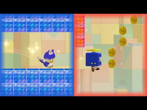 Super Expert Level: "Blinking Blocks Blitz" by me | Super Mario Maker 2 Time Attack, Speedrun Level