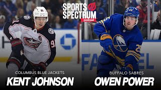 NHL players Owen Power and Kent Johnson on being college teammates and growing in their faith