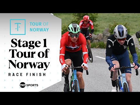BRILLIANT WIN! 👏 | Men's Tour of Norway Stage 1 Race Finish | TNT Sports Cycling