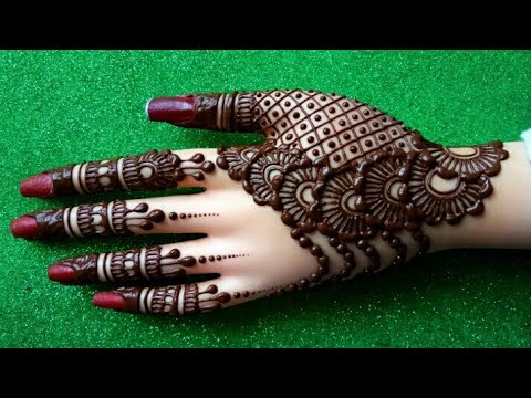 Simple stylish backhand mehndi design | mehndi designs