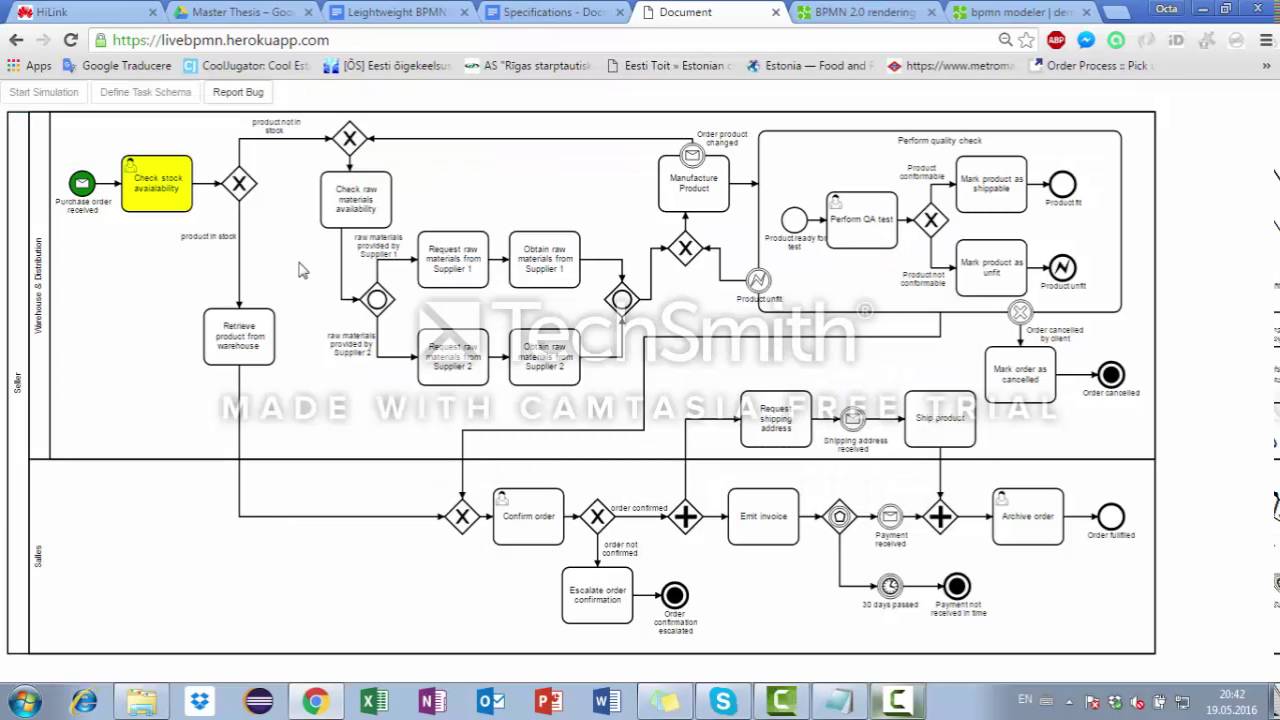 Ligthweigth BPMN Execution Engine