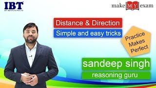 Distance & Direction - Reasoning Tricks For SSC | Bank PO | Clerk