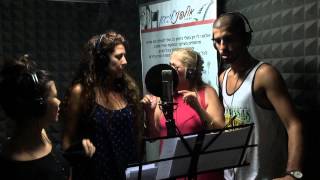 הקלטת שיר לחתונה באולפני לי-רון : חזרות וצילום באולפן ההקלטות