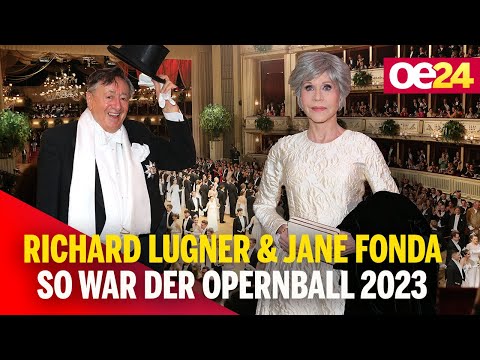Richard Lugner & Jane Fonda resümieren den Opernball 2023