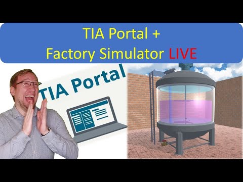 TIA Portal + Factory Simulator LIVE Training - YouTube