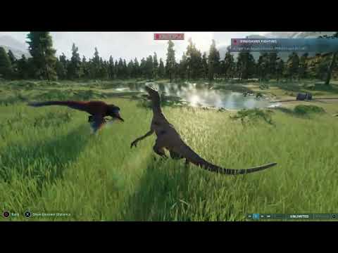 Velociraptor vs Pyroraptor Jurassic World 2 Dominion Biosync HD Fight
