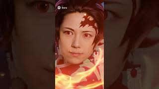 鬼滅の刃 竈門炭治郎 ヒノカミ神楽 AI コスプレ #ai #sora2 #anime #tanjiro #kimetsunoyaiba #demonslayer #cosplay