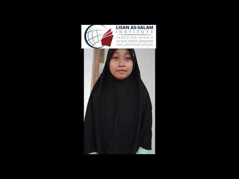 طلاب لسان السلام يحبون للغة العربية Lisan al-Salam students love the Arabic language