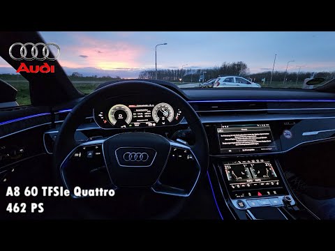 2024 AUDI A8 60 TFSIe QUATTRO | 462 HP | NIGHT POV DRIVE | Rotterdam I ASMR