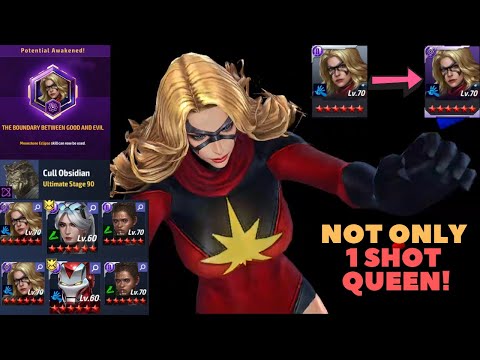 TRASCENDED MOONSTONE! WBU CULL STAGE 90 2 SHOT & NORMAL RUN (No CTP) - Marvel Future Fight