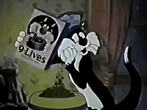 9 Lives and Sylvester The Cat 1980 TV Commercial HD