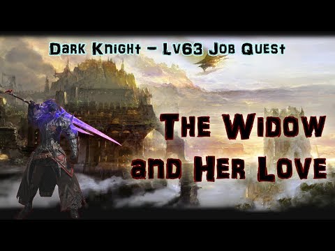 [FF14: Stormblood] Dark Knight Lv63 Job Quest: The Widow and Her Love