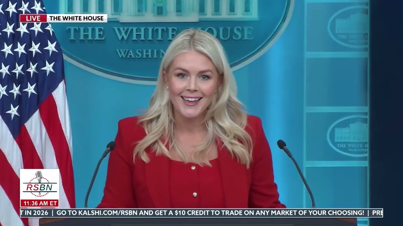 FULL EVENT: Karoline Leavitt Holds a Major White House Press Briefing on Key Issues - 07/23/26