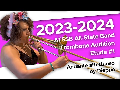 Andante affettuoso by Dieppo - 2023-2024 ATSSB All-State Tenor Trombone Etude #1