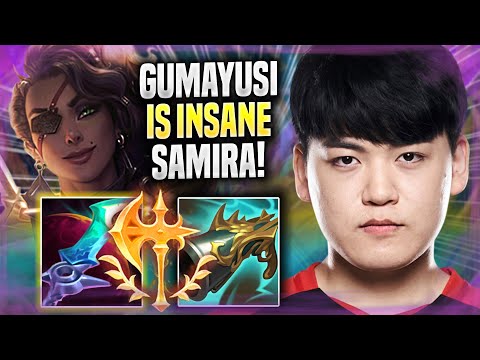 GUMAYUSI IS INSANE WITH SAMIRA! - T1 Gumayusi Plays Samira ADC vs Jhin! | Season 2022