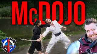 This must be a JOKE!? - Real swordsmen react to Mcdojo SWORD VIDEOS