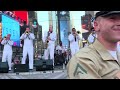 Jack Tar Brass Band Of Navy Band Northeast In Times Square For Fleet Week July 4th Holiday 250th