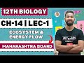 12th Biology Chapter 14 Ecosystem Energy Flow Lecture 1 Maharashtra Board JR Tutorials