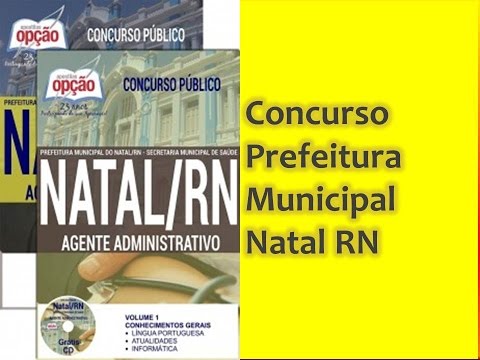 Apostila Prefeitura Municipal do Natal RN AGENTE ADMINISTRATIVO