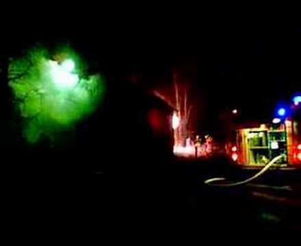 Autiotalo tulessa Nokialla 12.11.2007